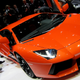 Illustration for article titled Lamborghini Aventador, live and in the orange metallic flesh